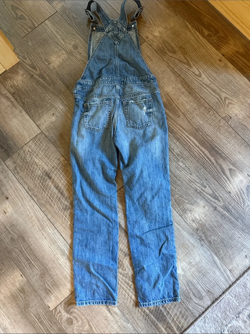 GAP kids - Distressed Bib Jeans